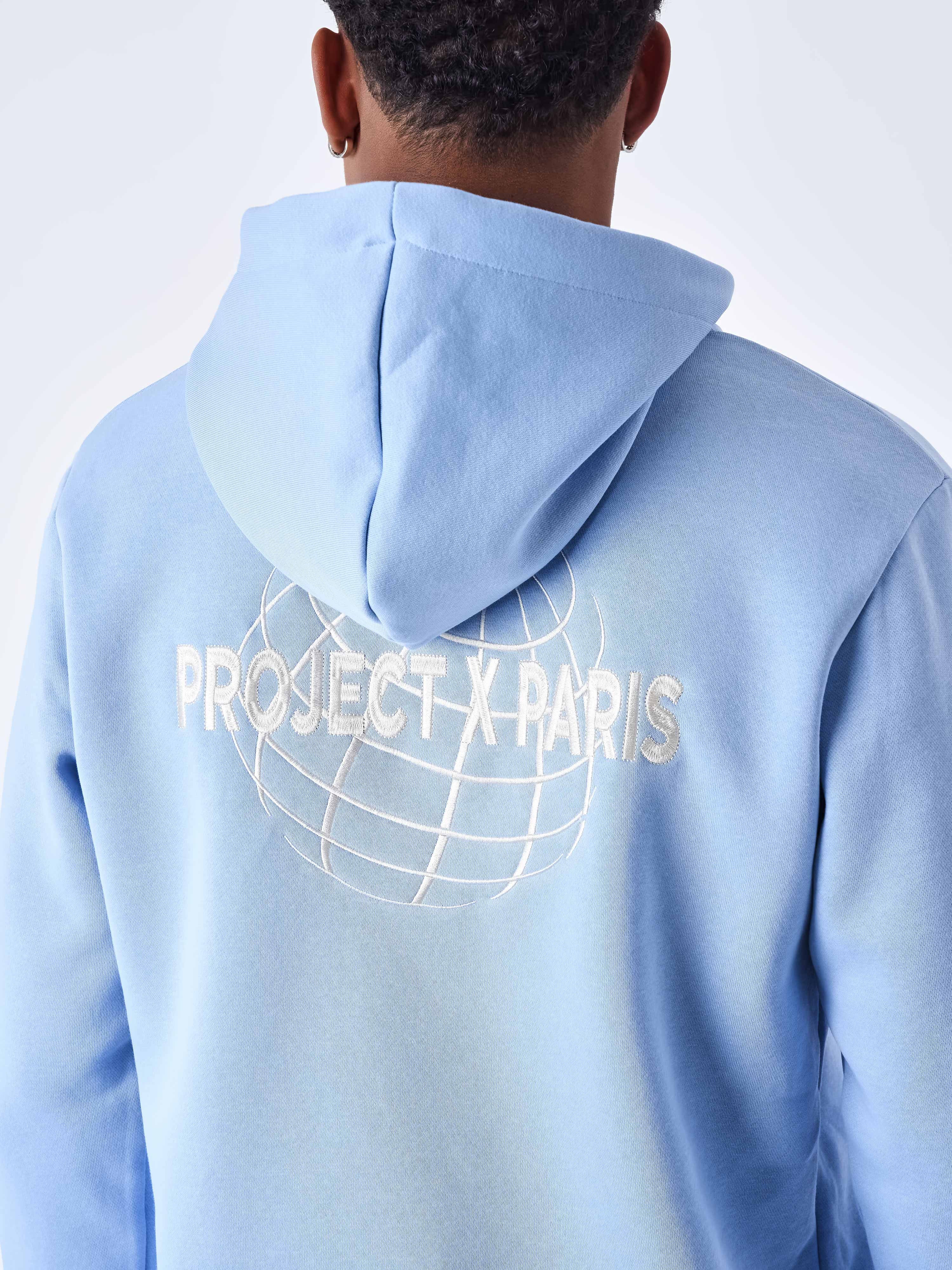 Sweat à Capuche motif mappemonde - Image 4