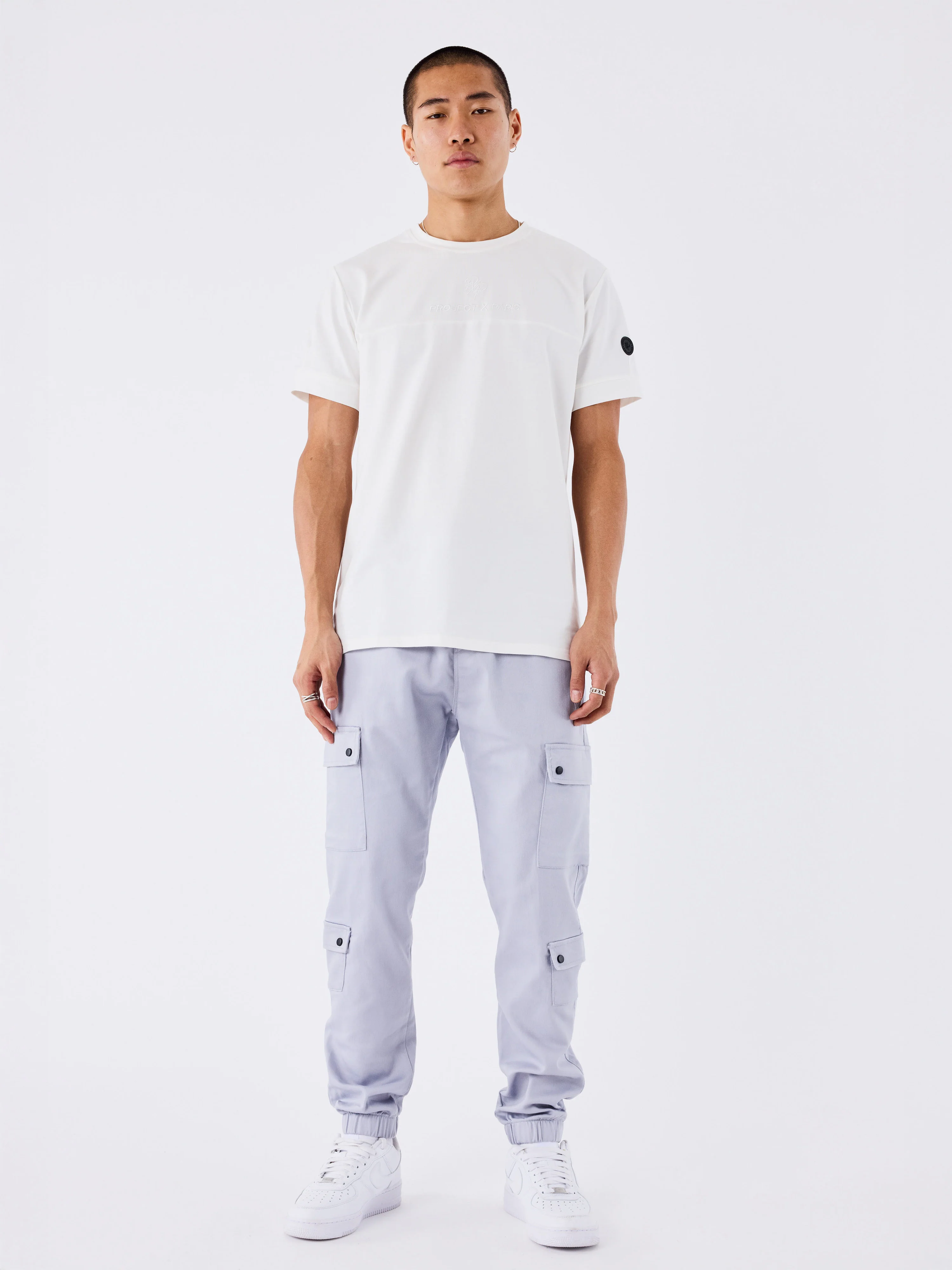 Cargo multi-poches avec serrage élastique