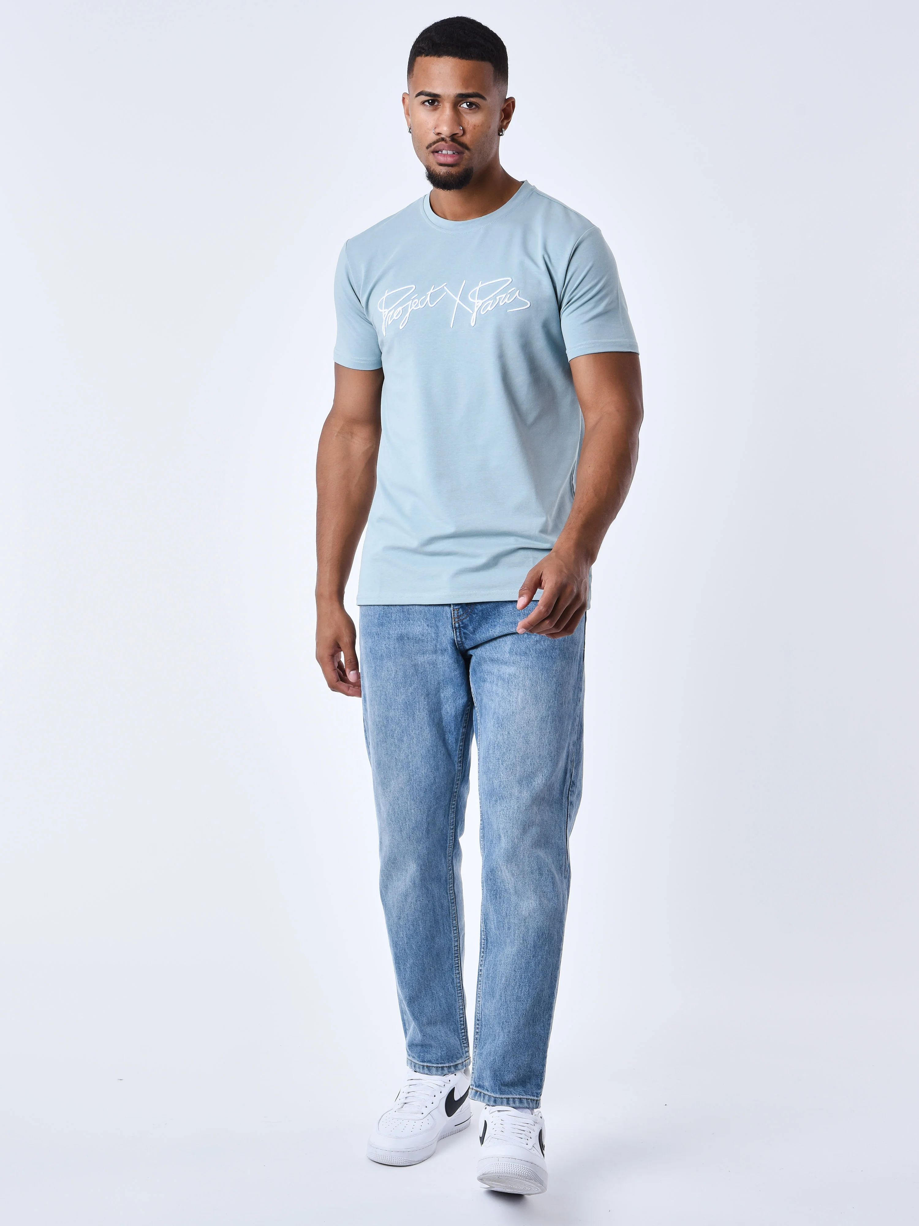 T-shirt basic full logo broderie - Image 3