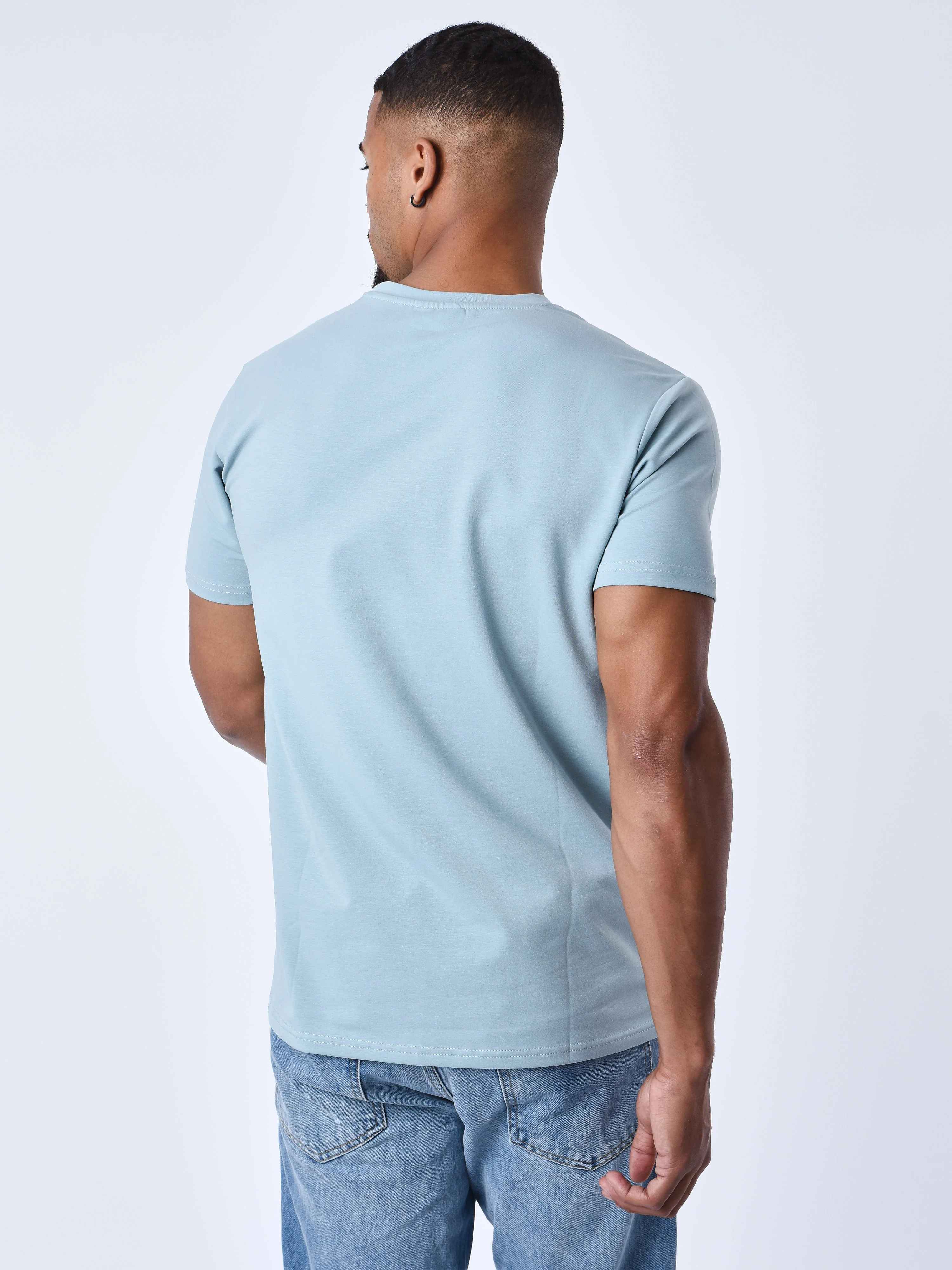 T-shirt basic full logo broderie - Image 5