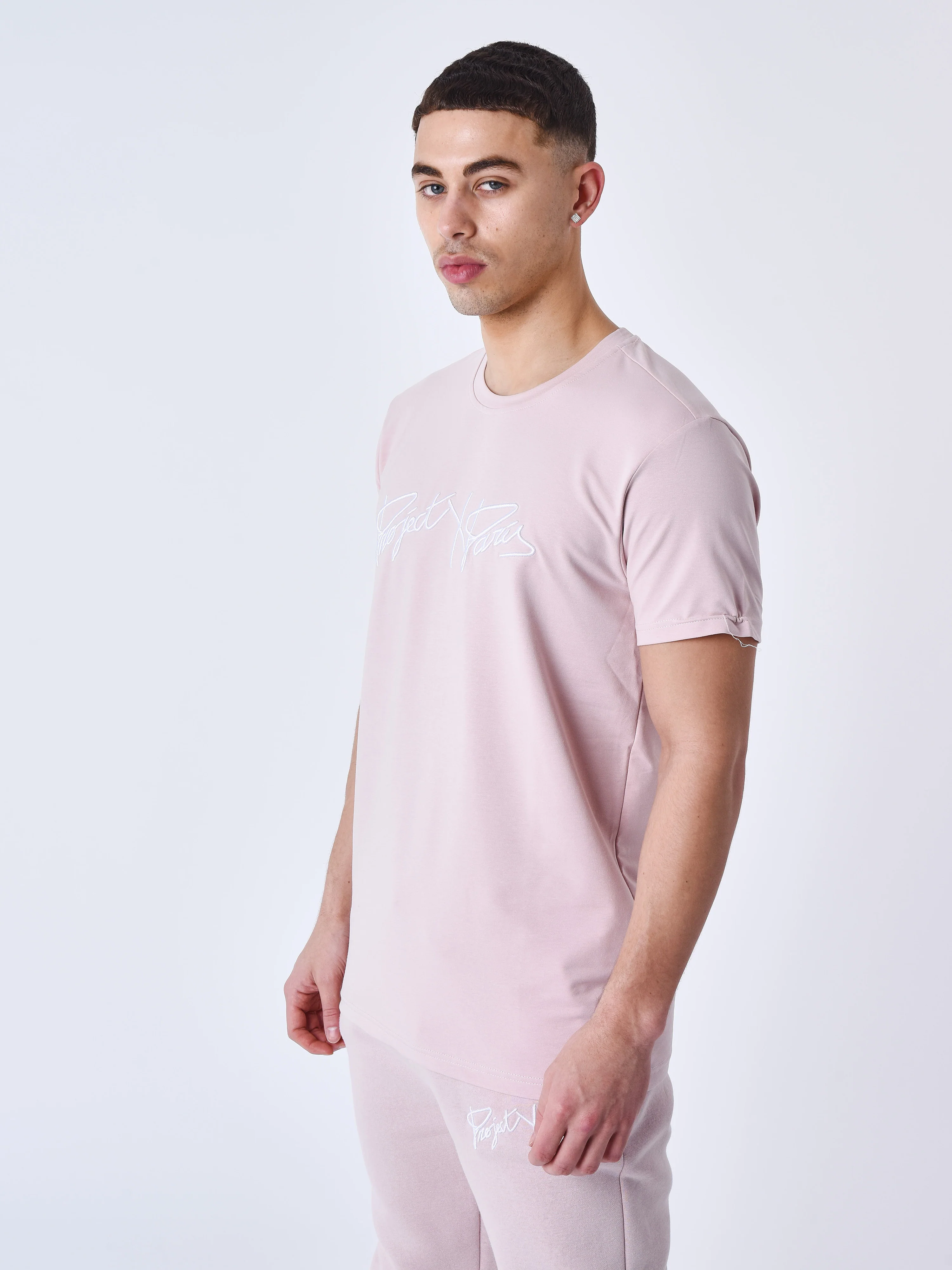 T-shirt basic full logo broderie - Image 4
