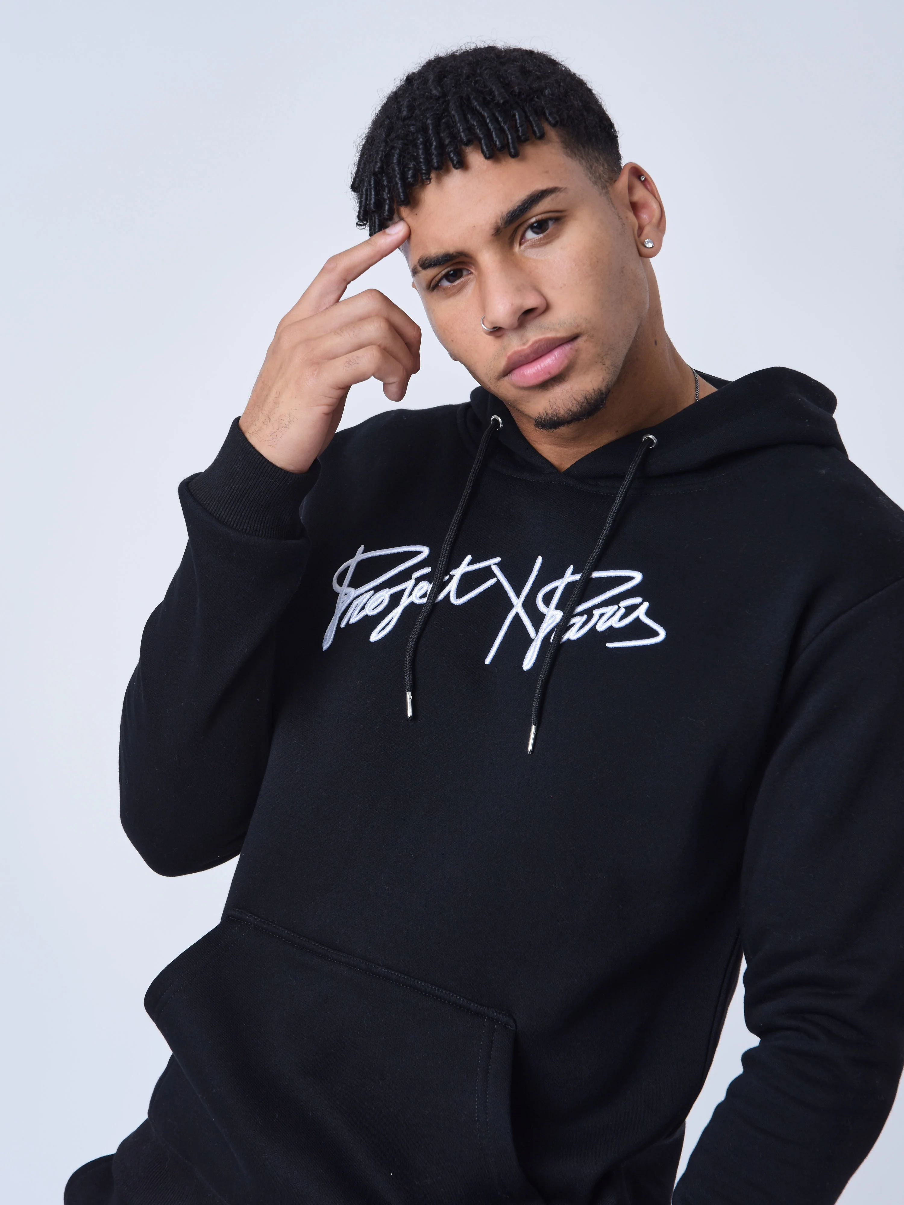 Sweat à Capuche full logo broderie - Image 3
