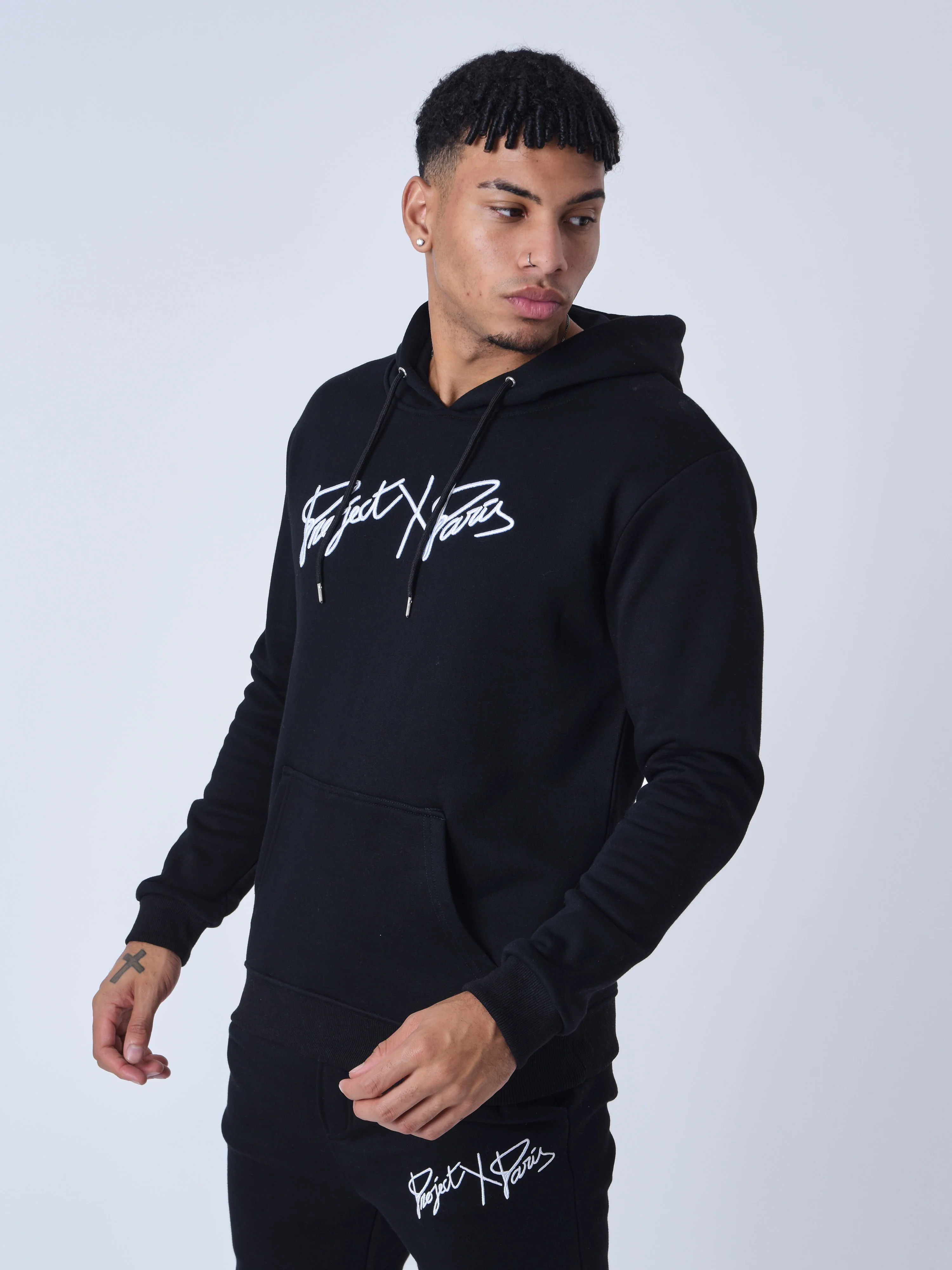 Sweat à Capuche full logo broderie - Image 6