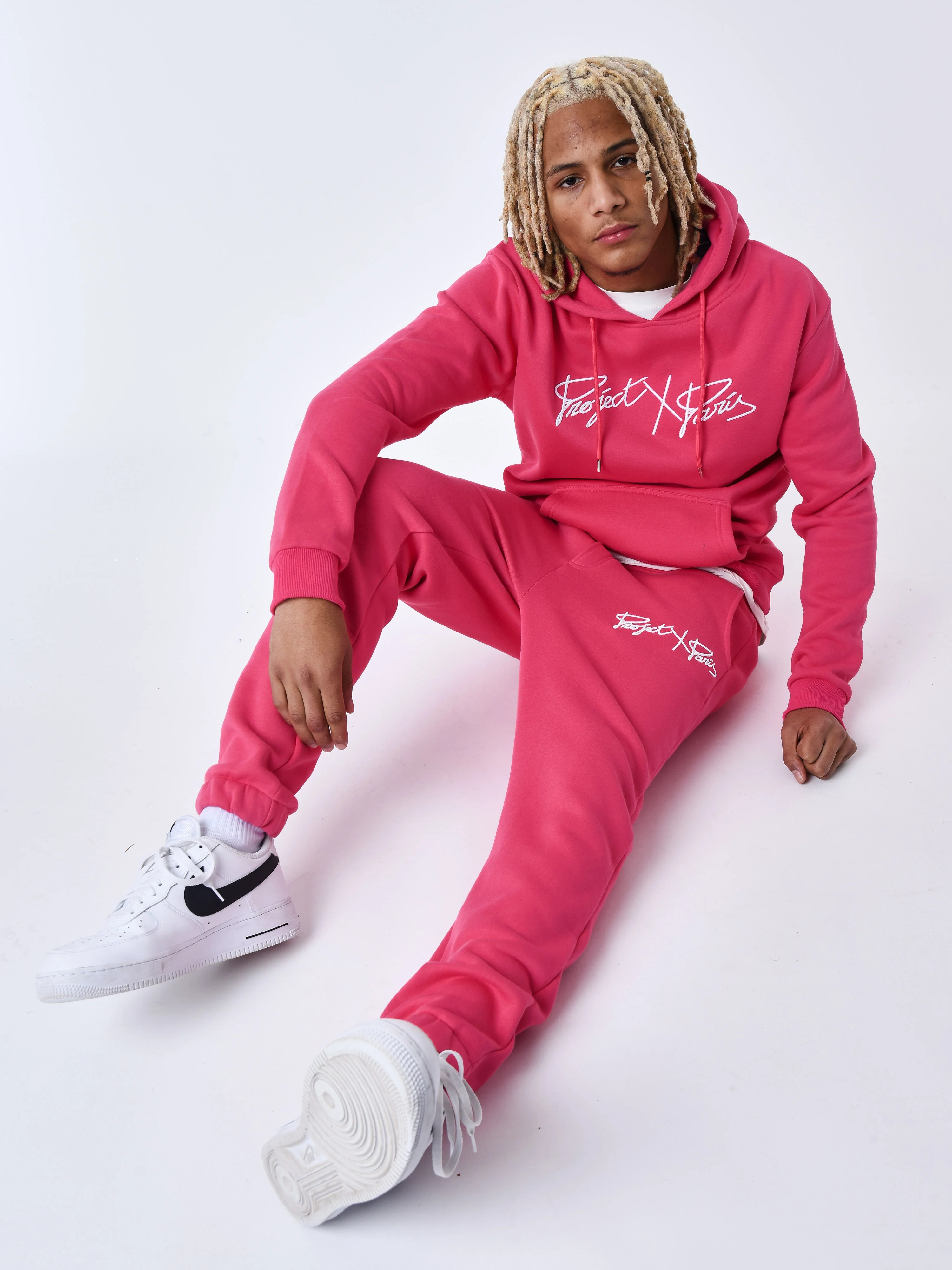 Bas de jogging basic full logo broderie