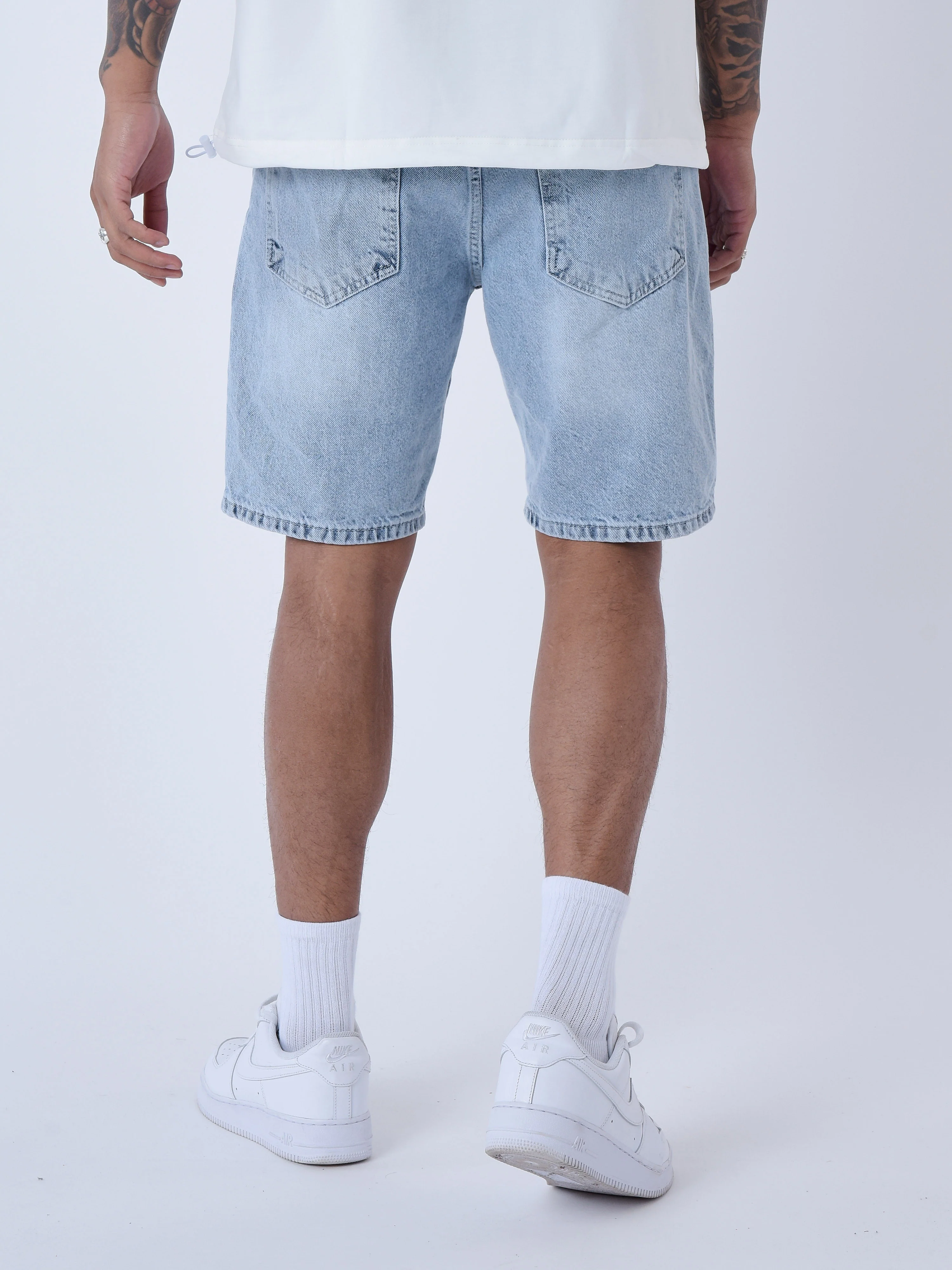 Short en jean effet déchiré - Image 5