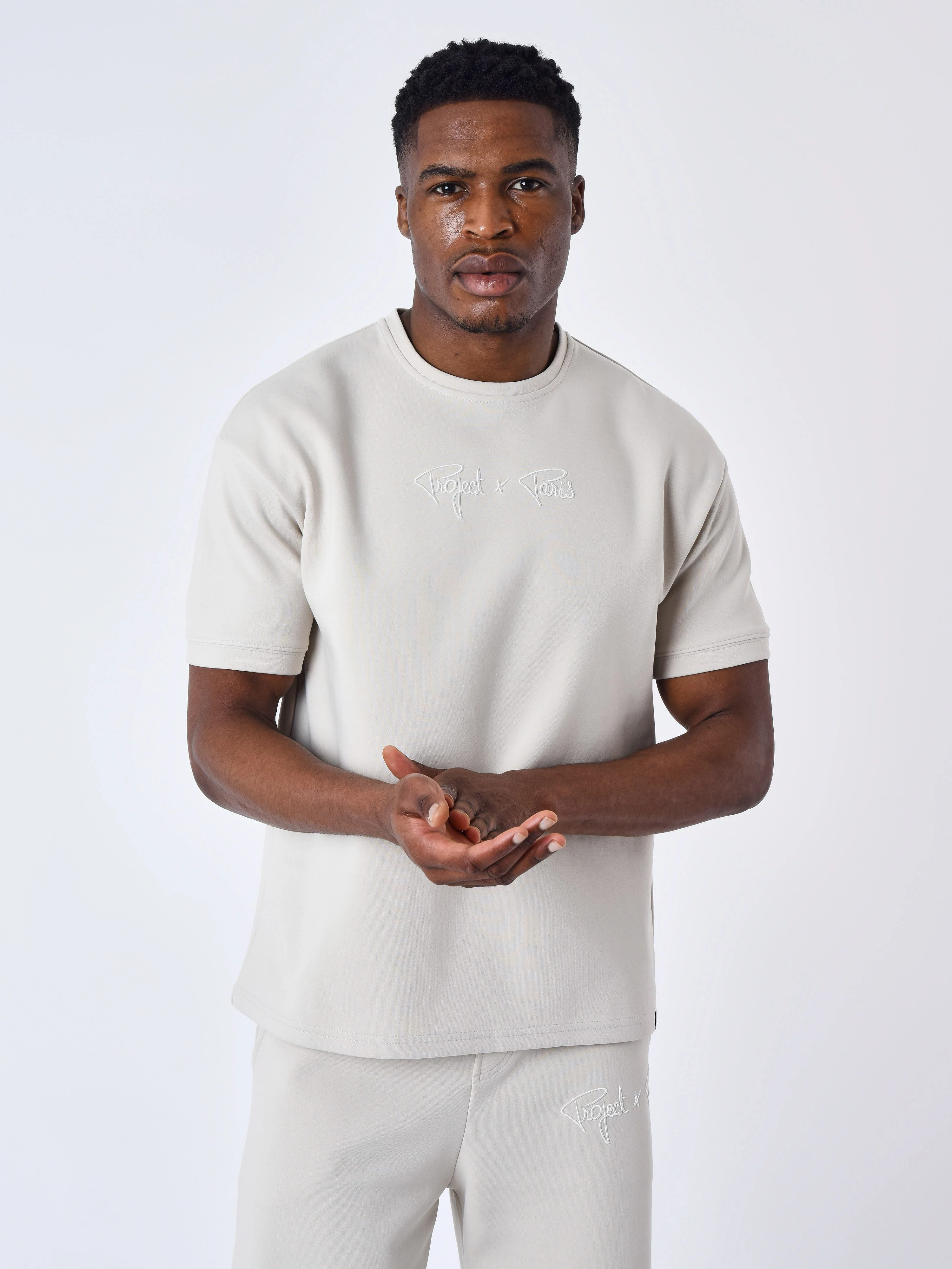 T-shirt Signature texturé