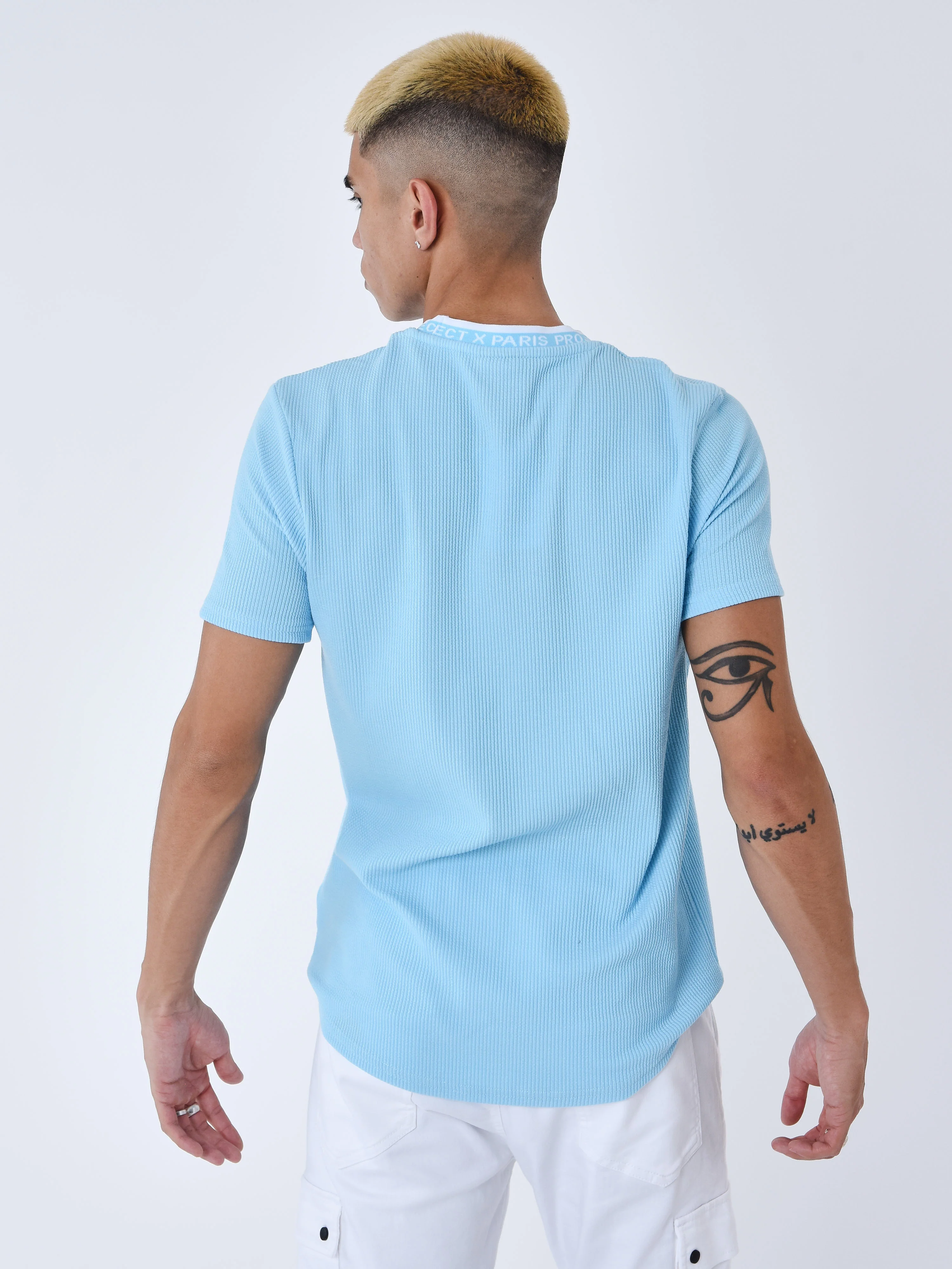 T-shirt texturé brodé - Image 2