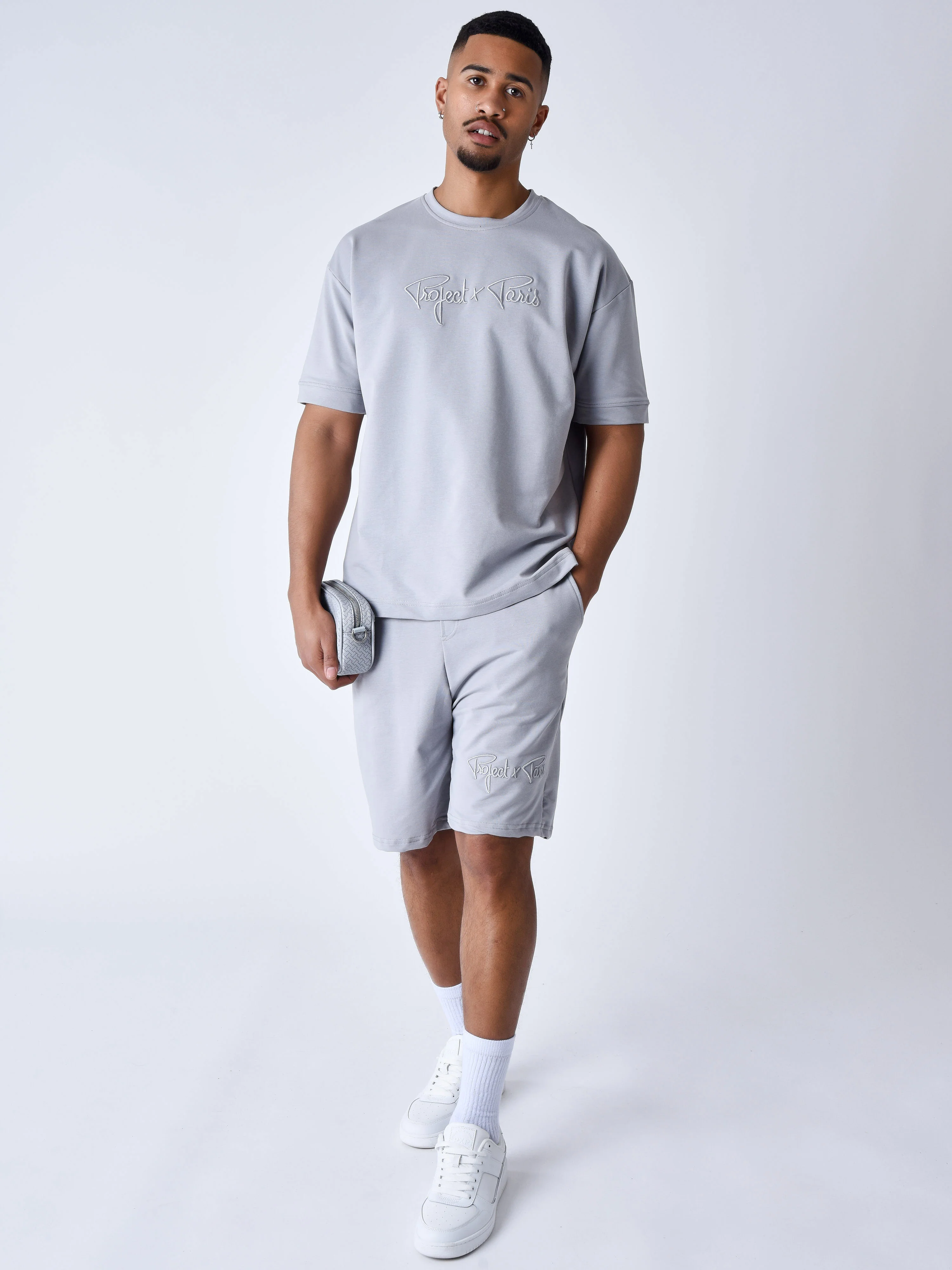 T-shirt classique full logo broderie Signature