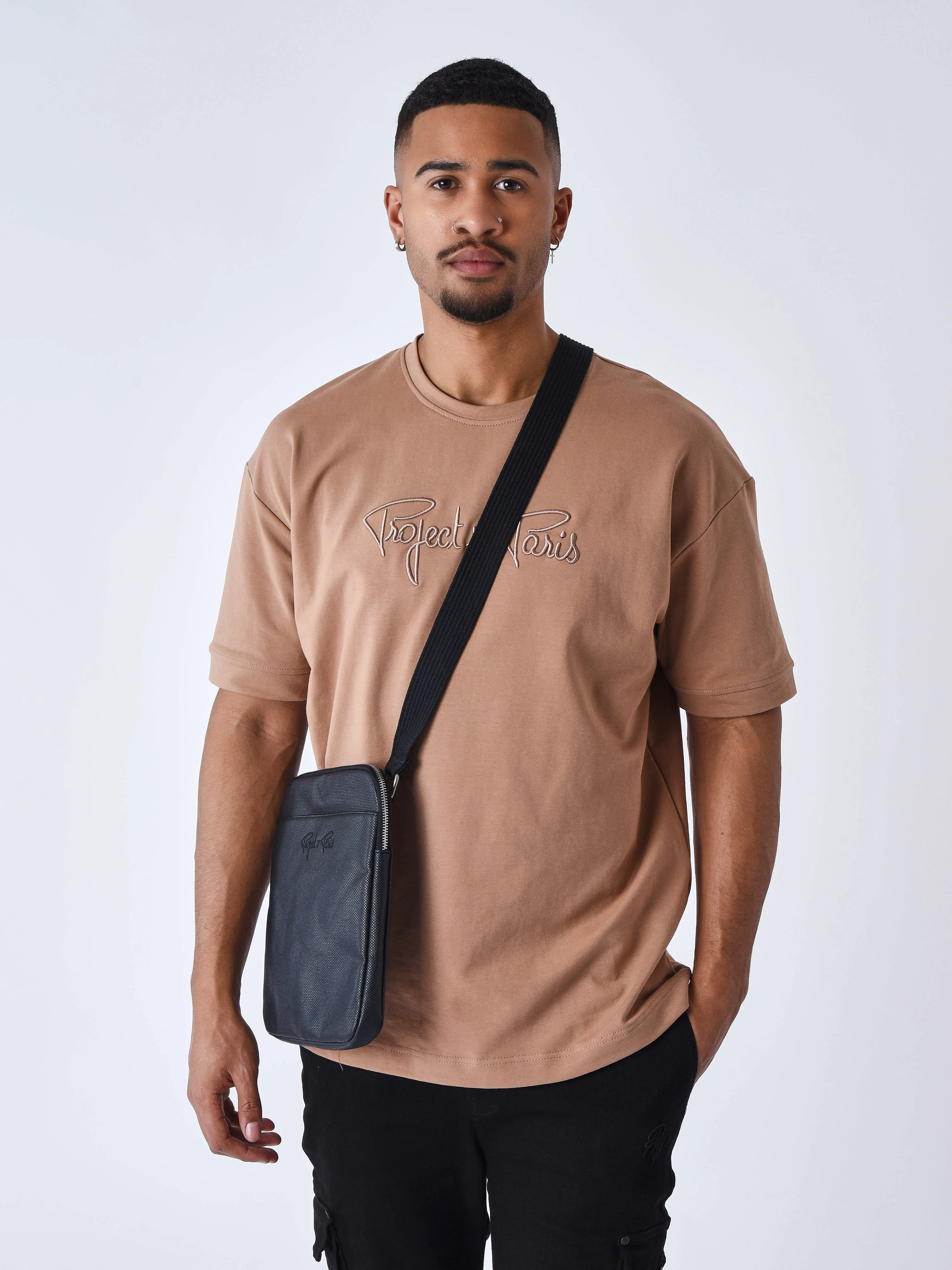 T-shirt classique full logo broderie Signature