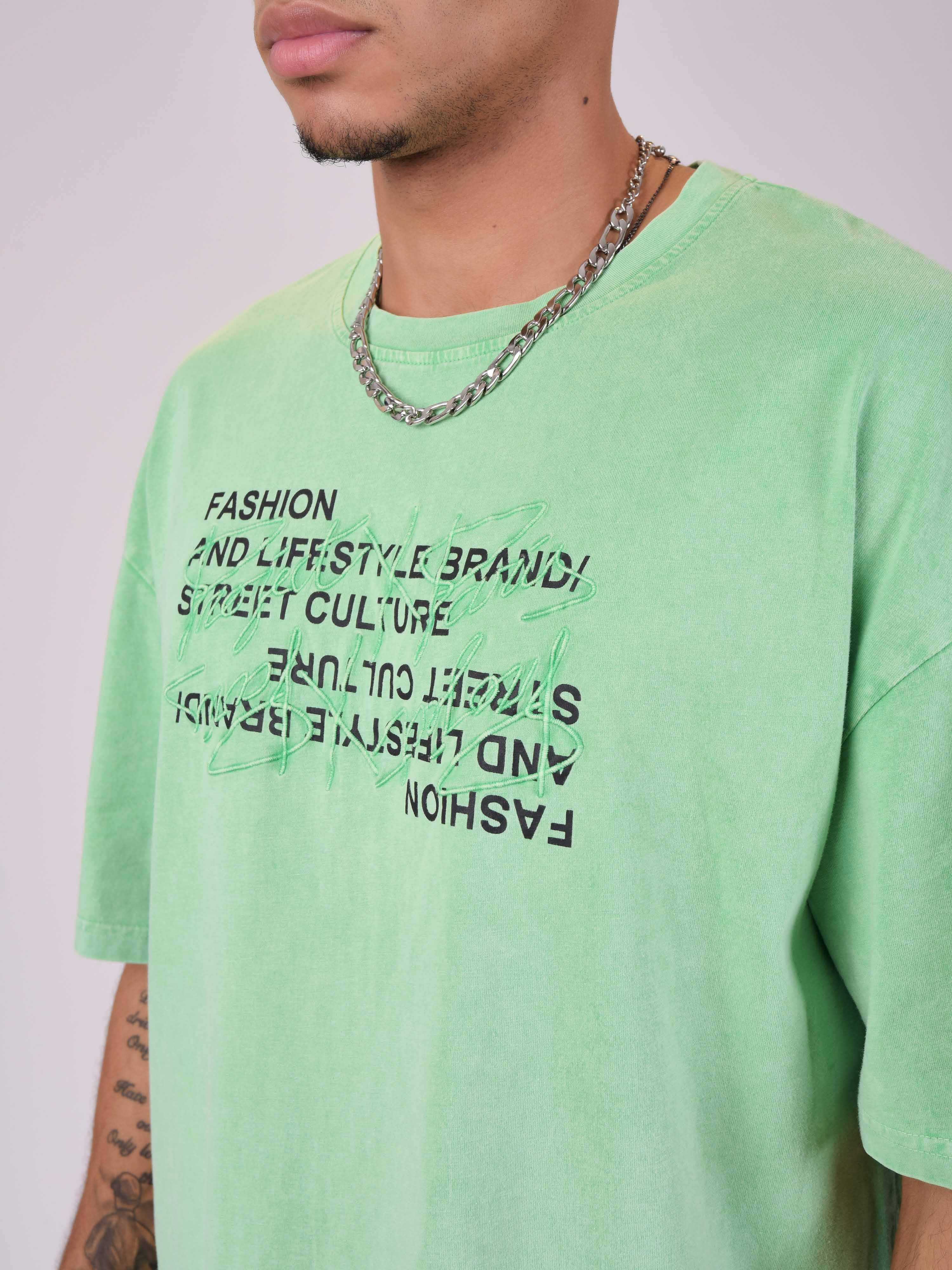 T-shirt oversize en tissus délavé - Image 6