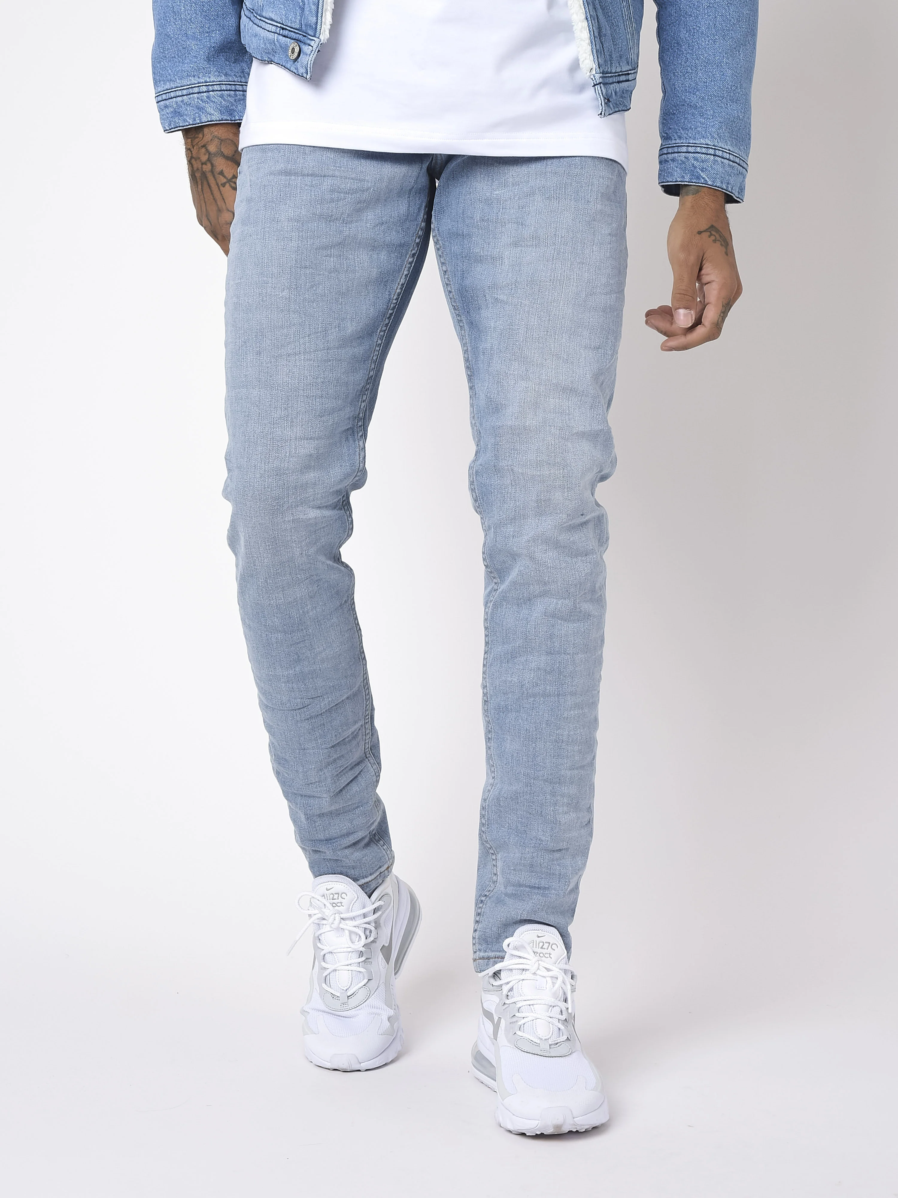 Jean slim basic bleu clair - Image 3