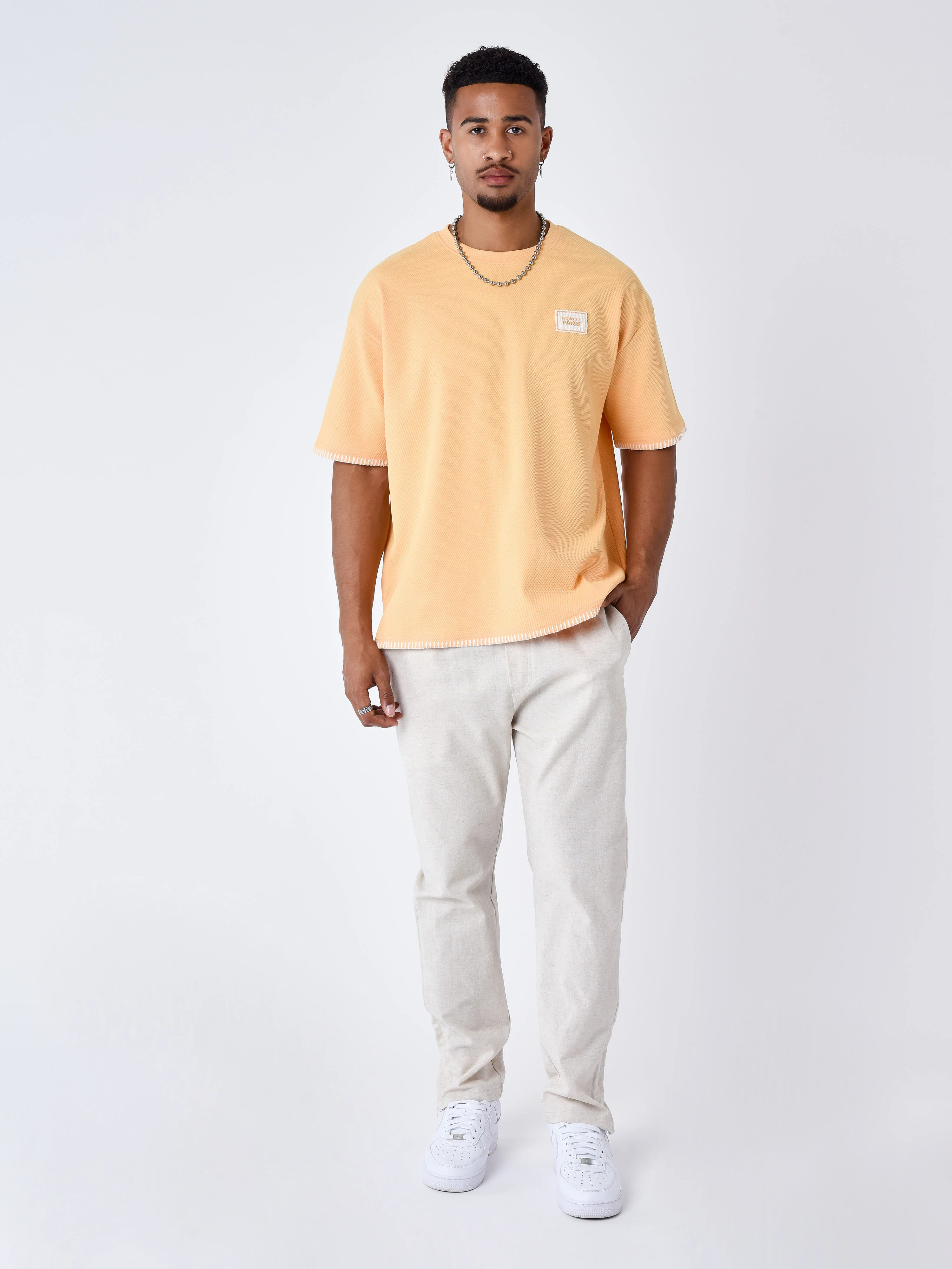 T-shirt texturé Stitching - Image 3