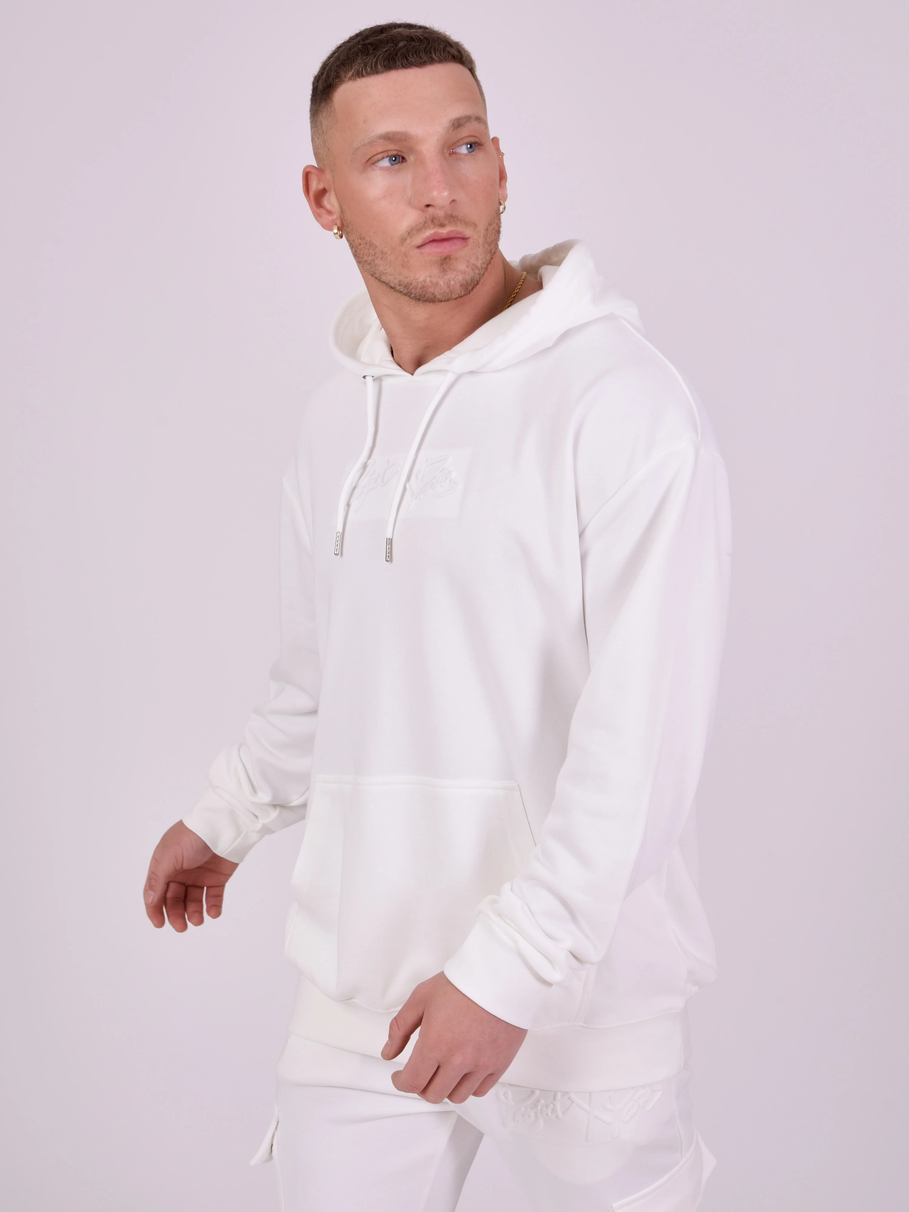 Sweat à capuche logo embossage relief - Image 4