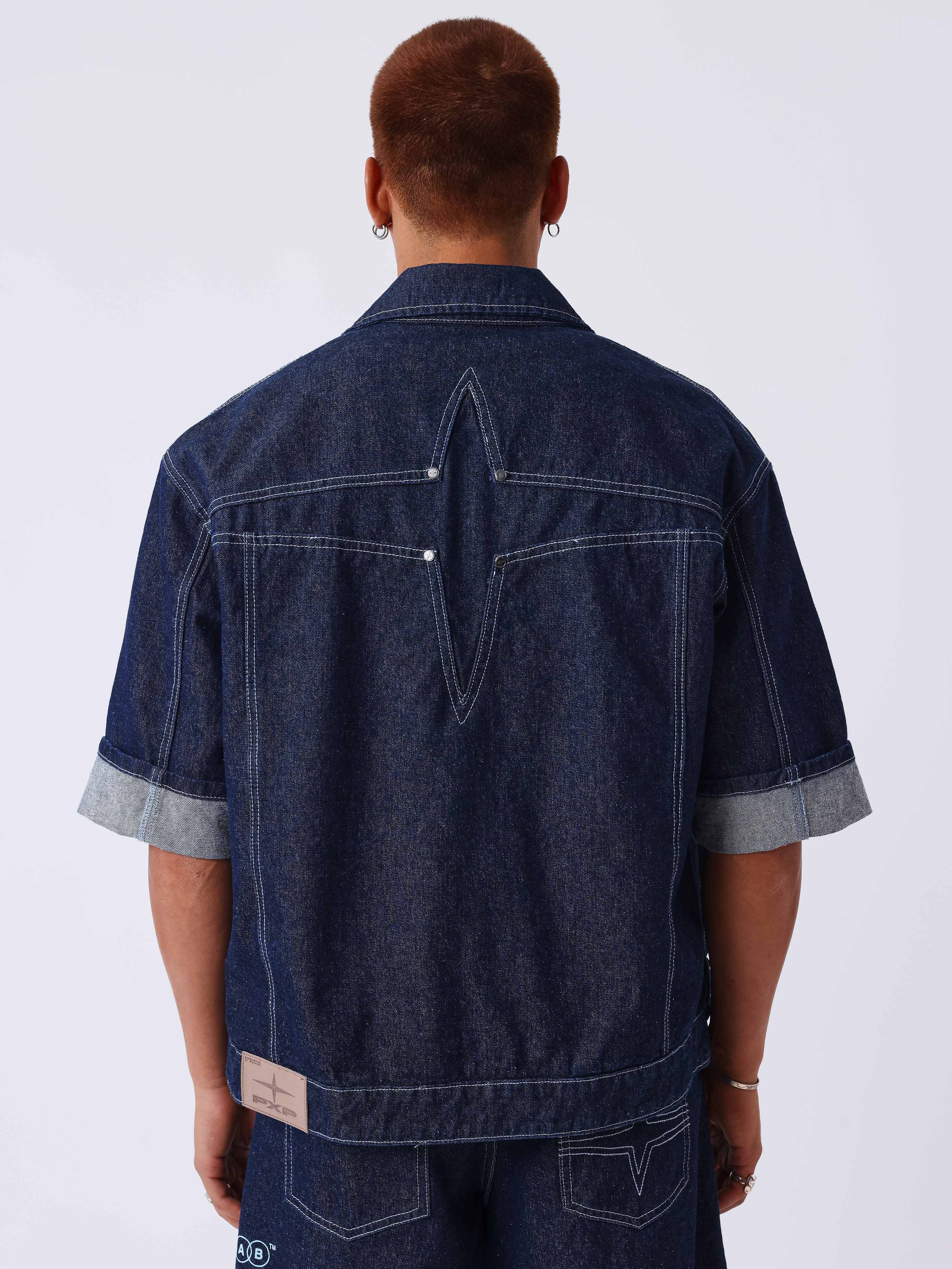 Veste en denim courte Idea - Image 2