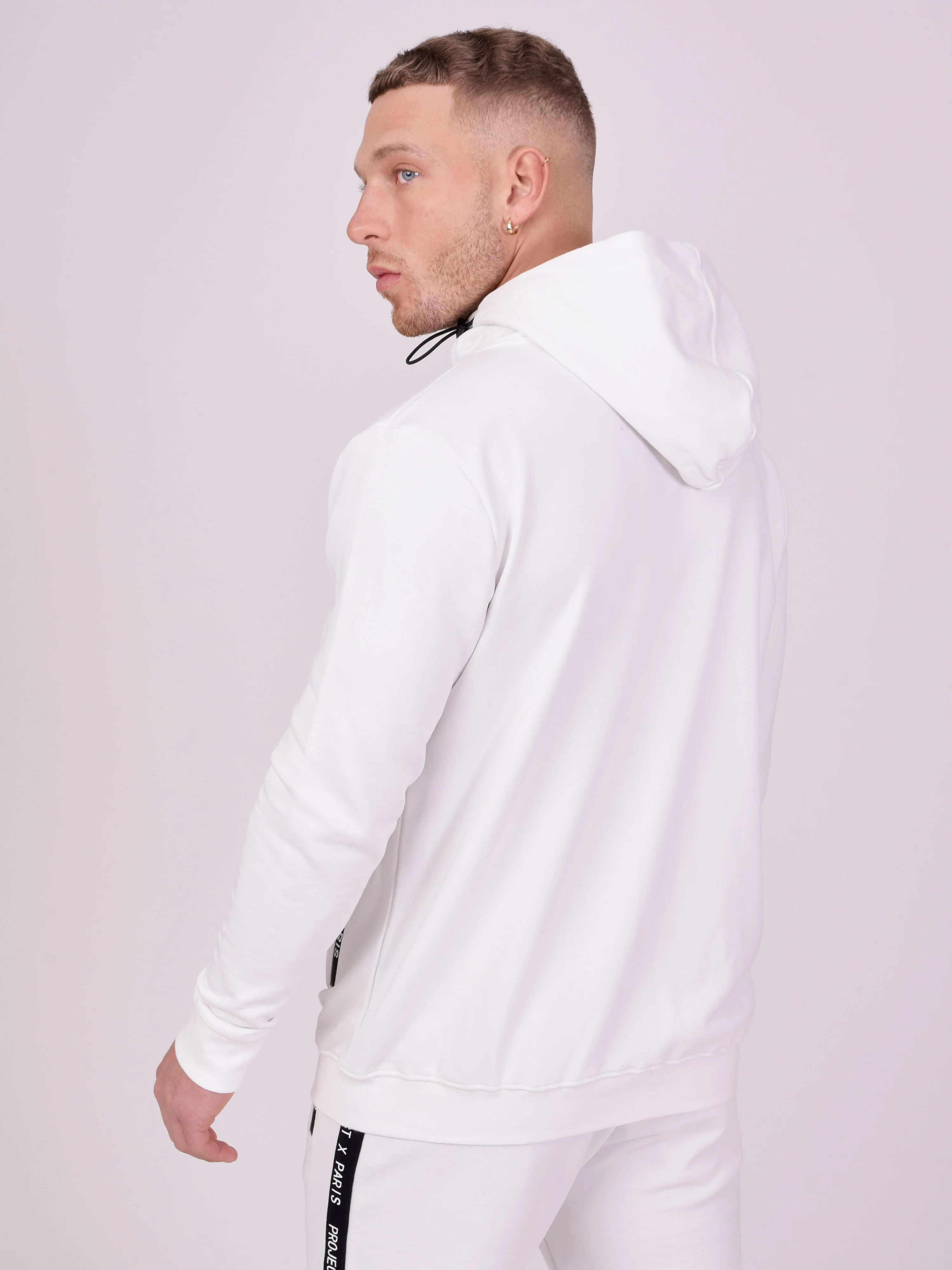 Veste à capuche basic zip logo - Image 5