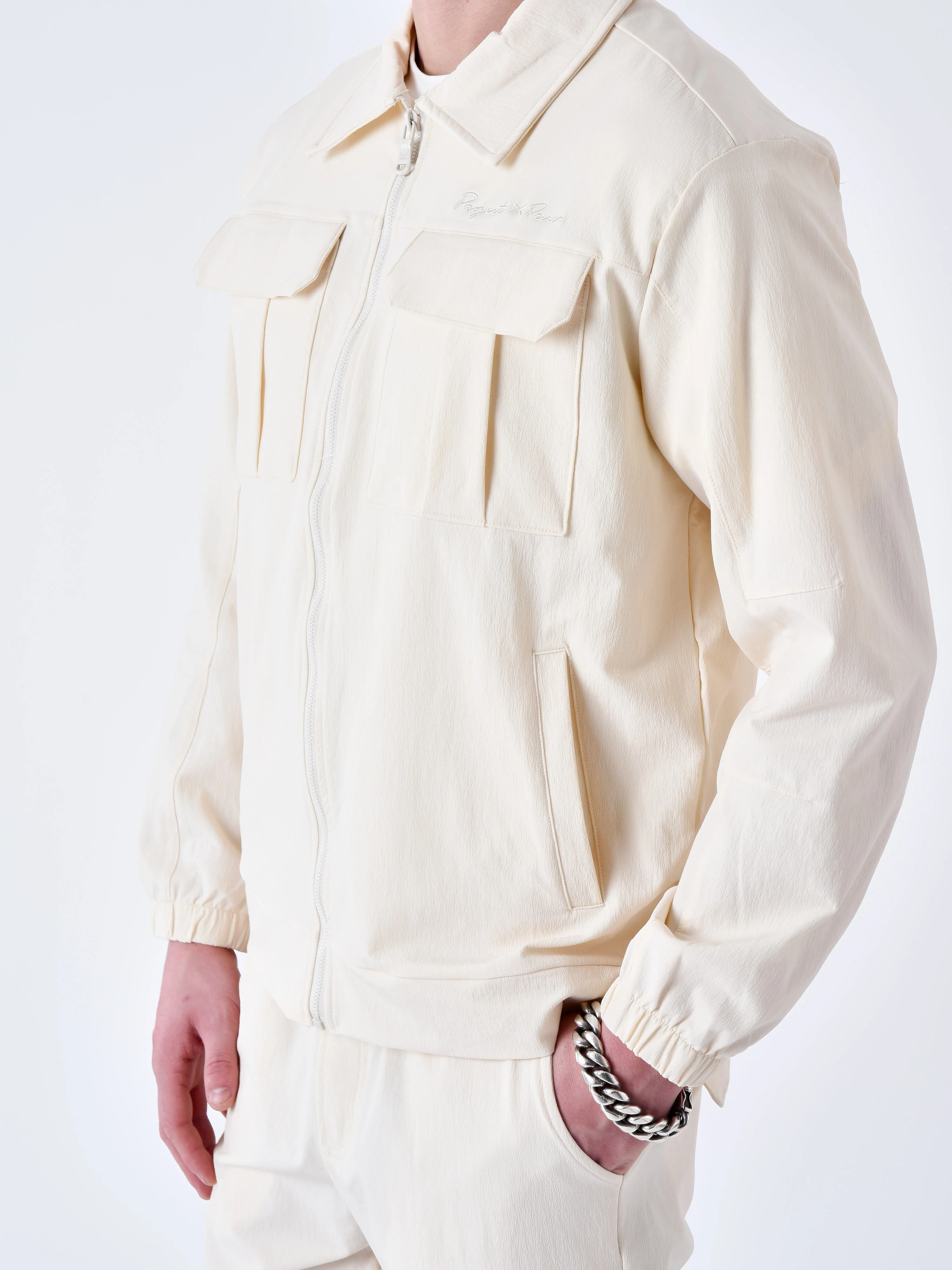 Veste col cheminée workwear - Image 5
