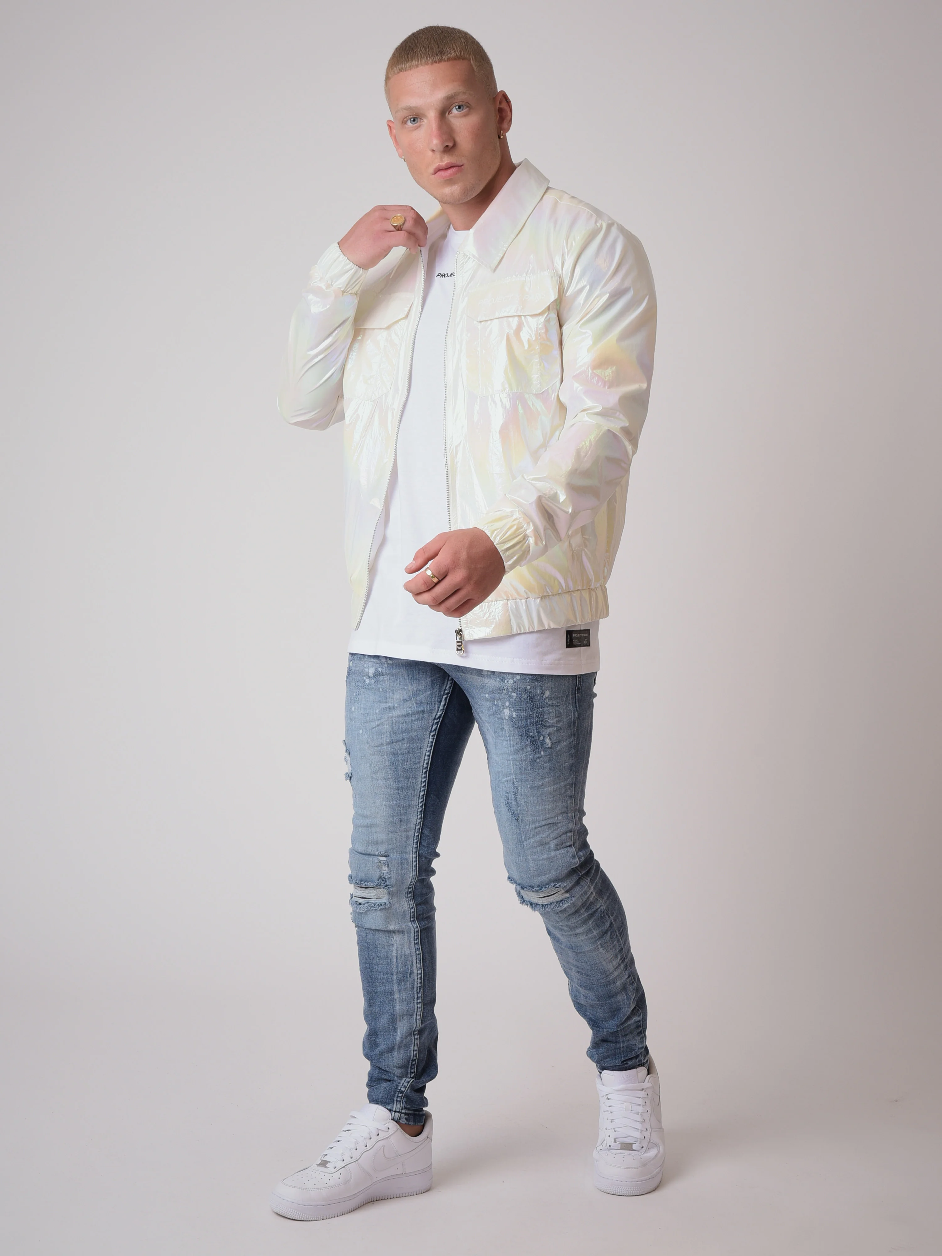 Veste matière irisé - Image 4