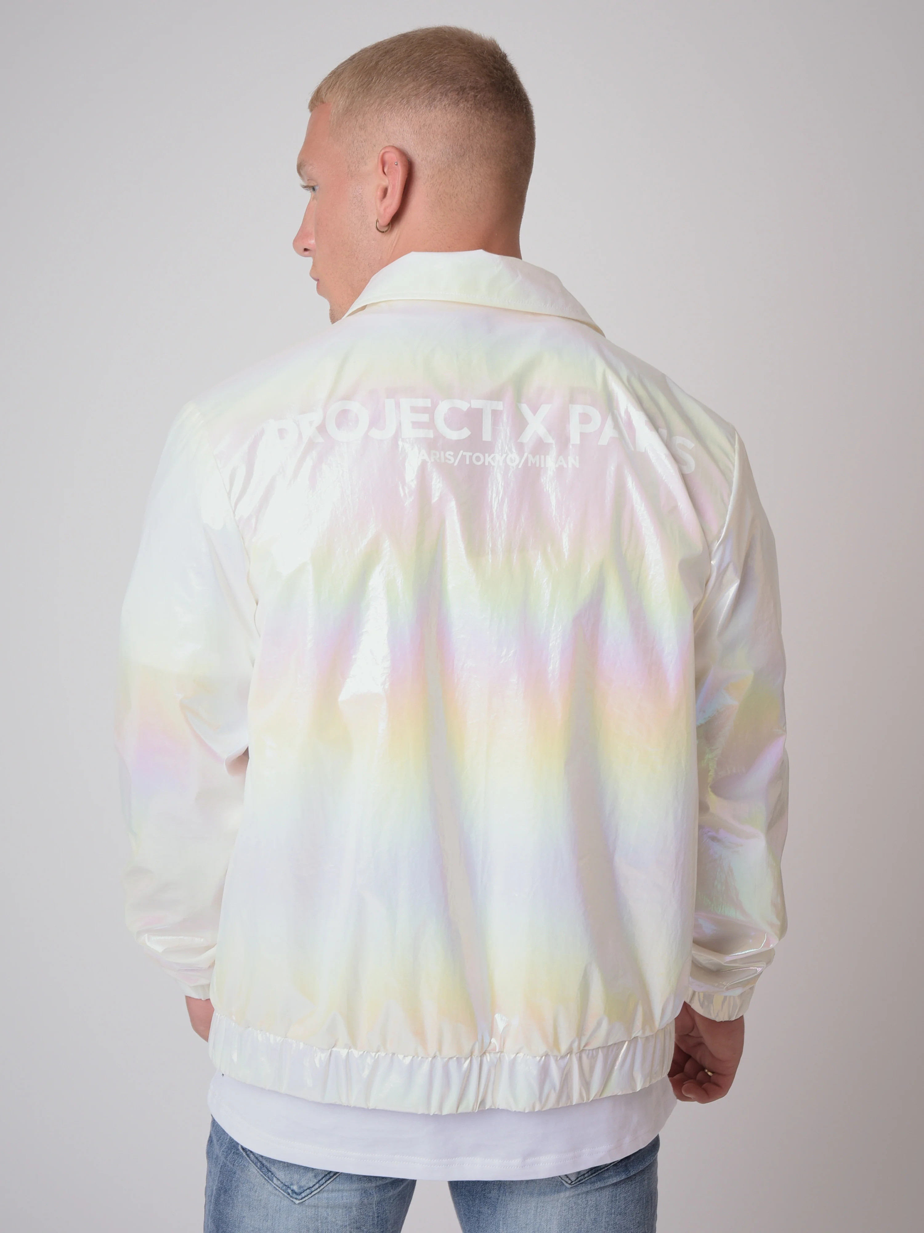 Veste matière irisé - Image 5