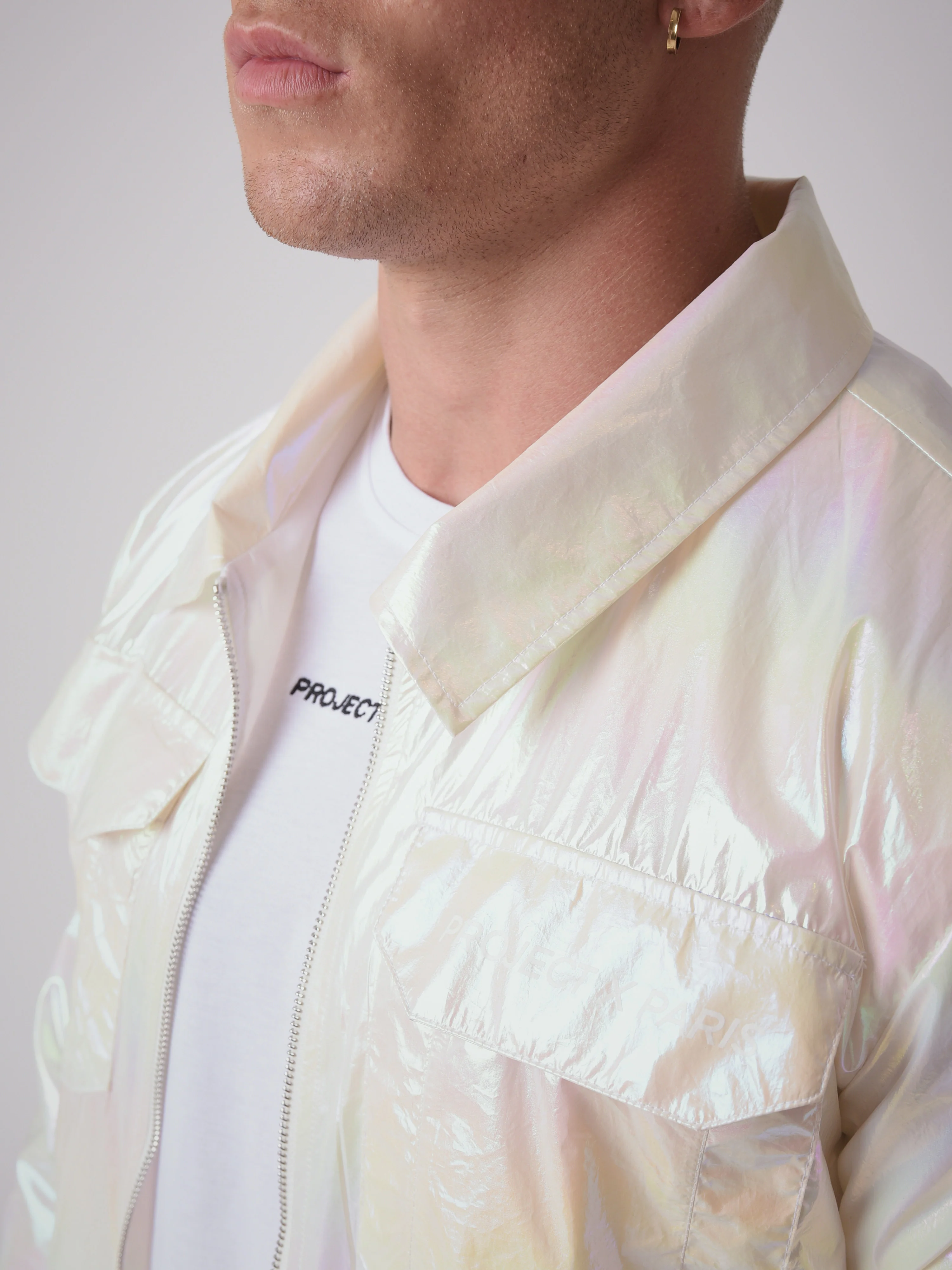 Veste matière irisé - Image 6